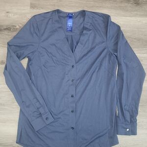 Kit and Ace Blue Button Down Shirt